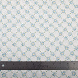 Summer Breeze - Anna Kate - Grid Floral in Blue - Homeplace Market LLC