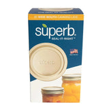 Superb - Wide Mouth Jar Lids - USA Made - Bulk Packs - Homeplace Market LLC