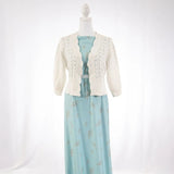 Swiss Dot Knit - Blue Stem - Homeplace Market LLC