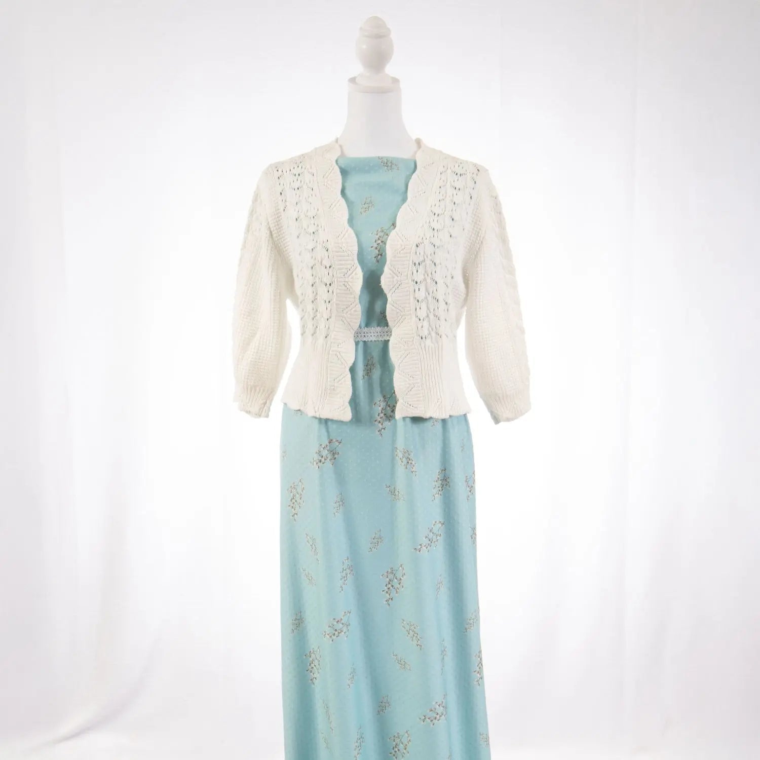 Swiss Dot Knit - Blue Stem - Homeplace Market LLC