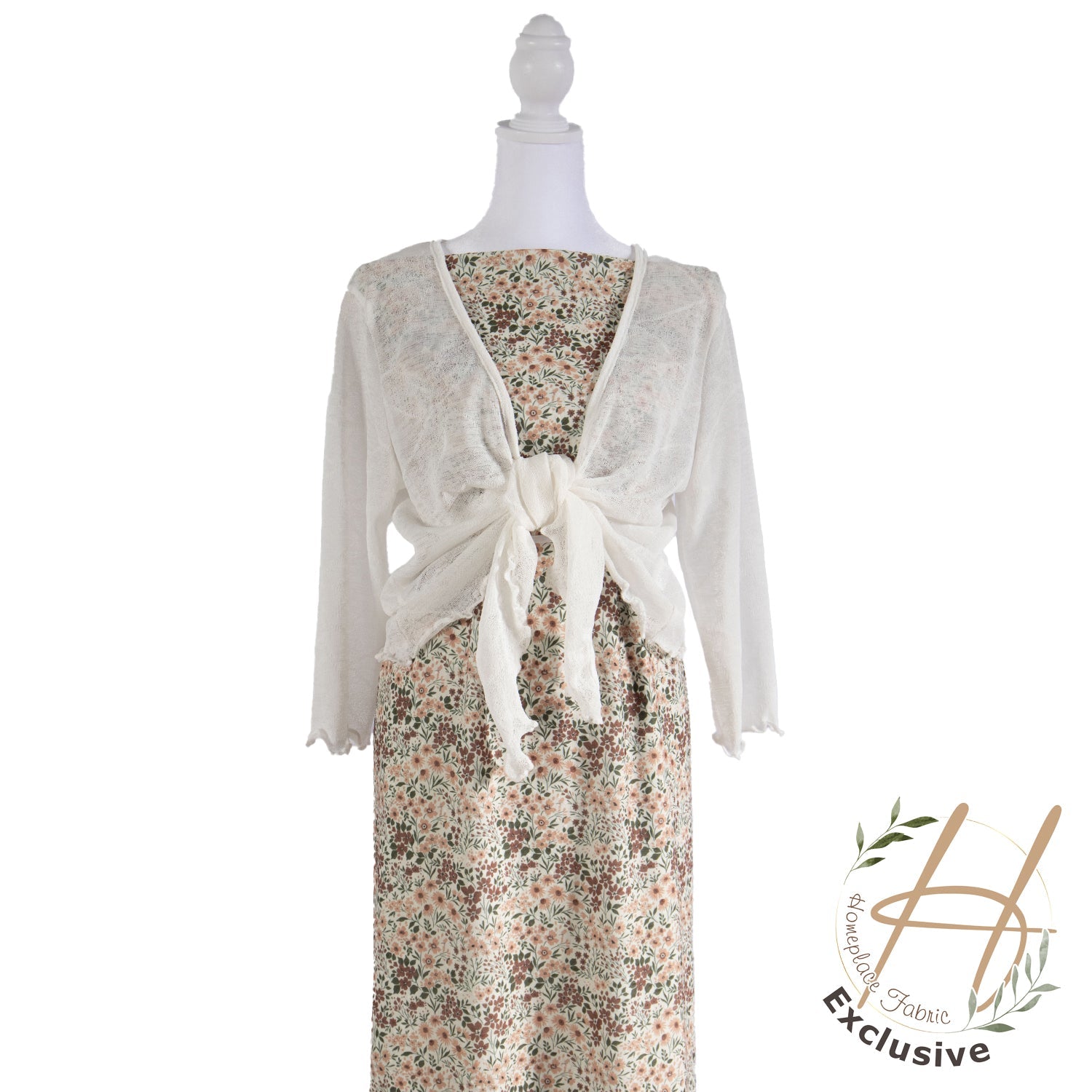 Swiss Dot Knit - Floral - Homeplace Market LLC