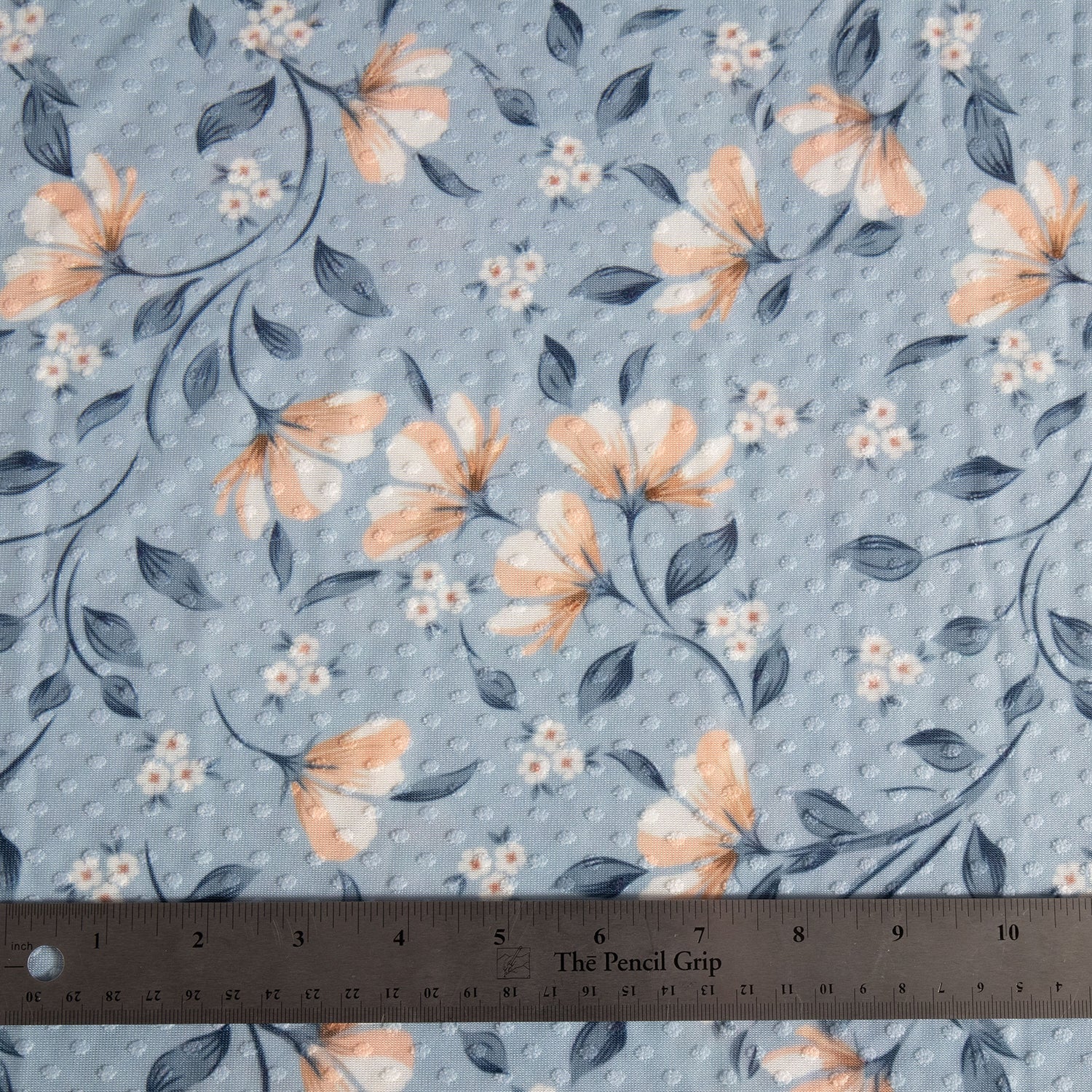 Swiss Dot Knit - Peach Flower - Homeplace Market LLC