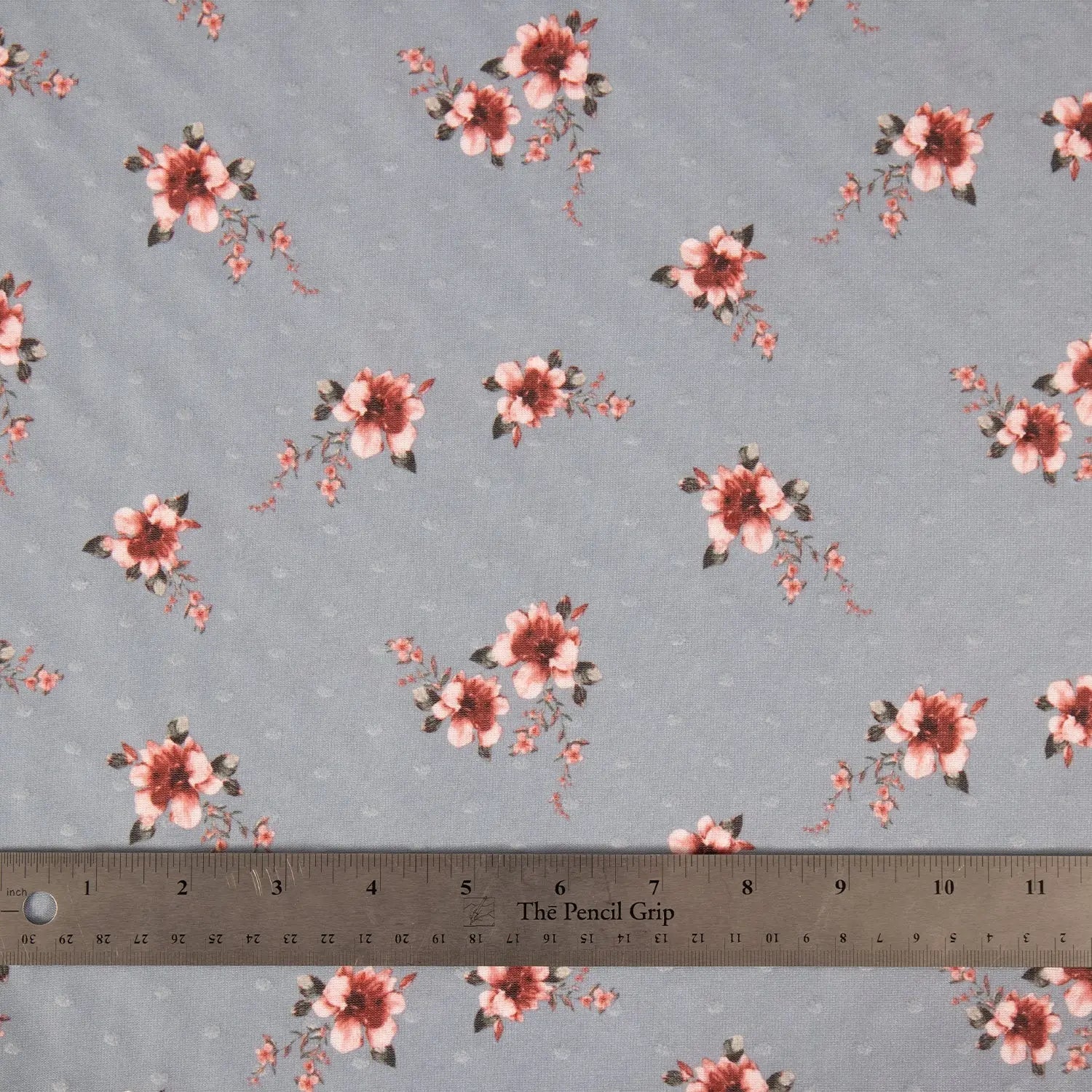 Swiss Dot - Slate Blue Floral - Homeplace Market LLC