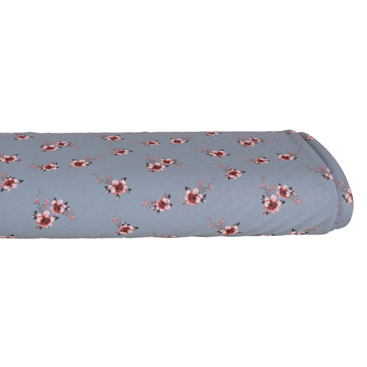 Swiss Dot - Slate Blue Floral - Homeplace Market LLC