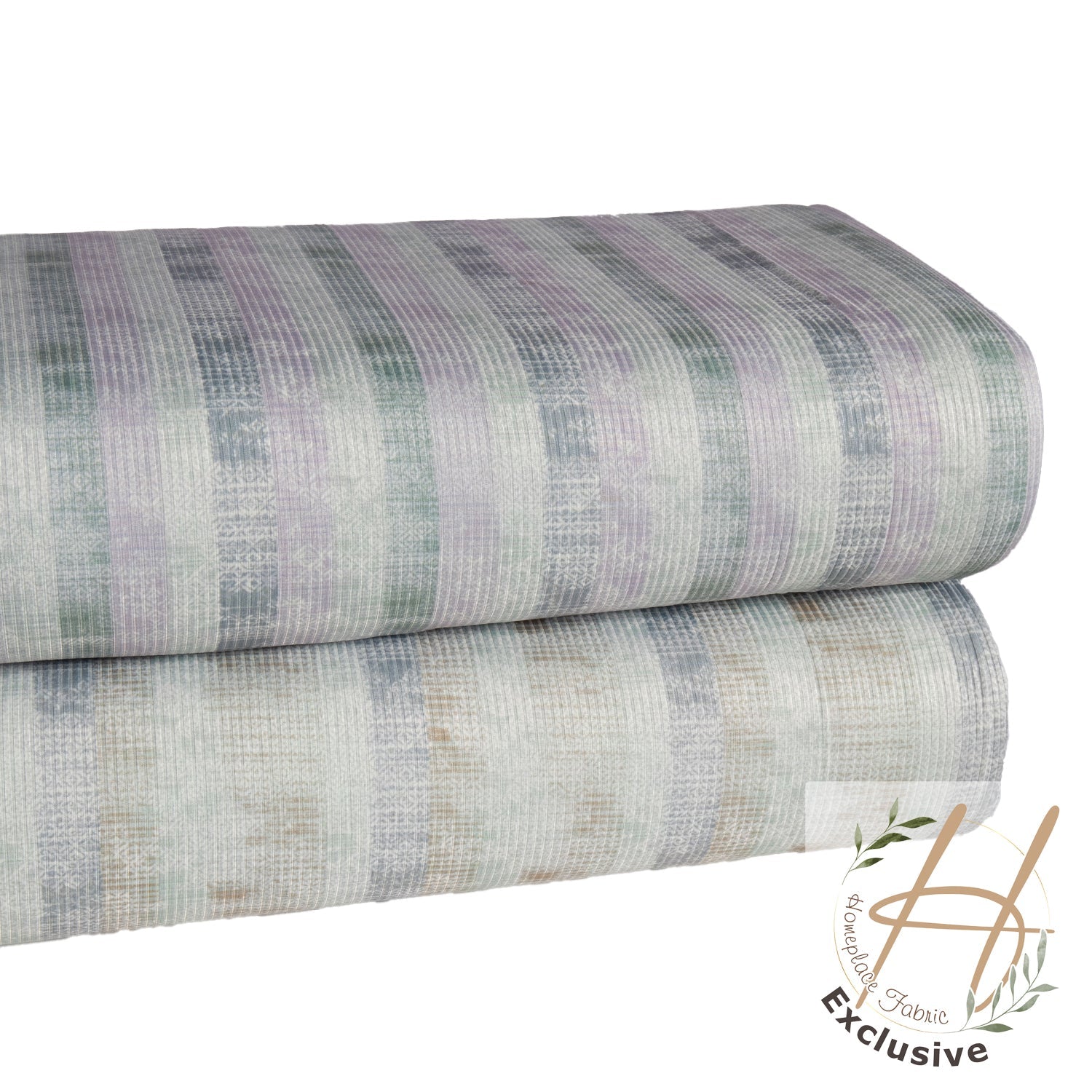 Unbrushed Rib Knit - Faded Lines - Homeplace Market LLC