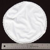 White Veil with Fine Scalloped Lace - Homeplace Market LLC