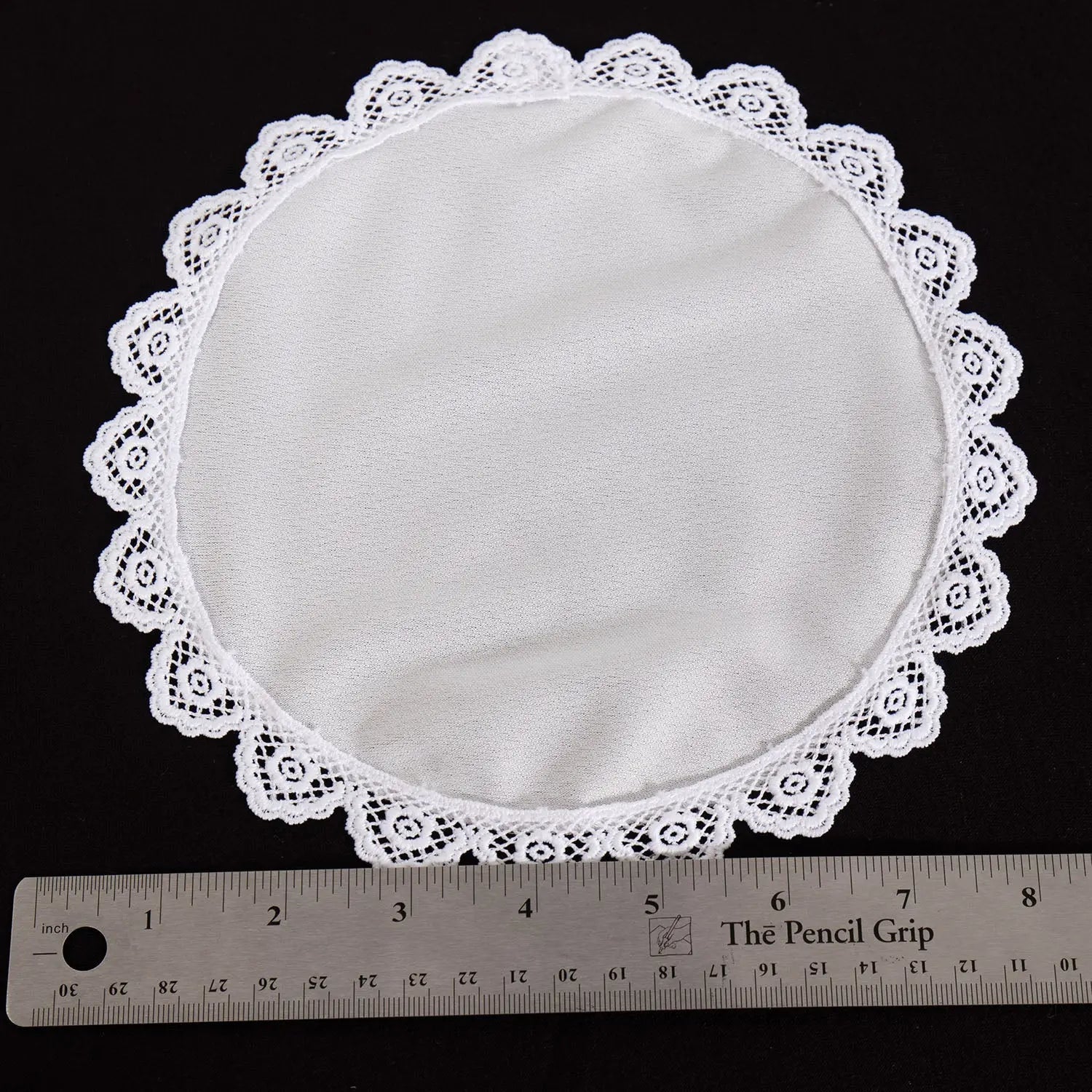 White Veil with Rose Lace - Homeplace Market LLC