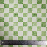 Wide Rib Knit - Water Color Checks - Homeplace Market LLC