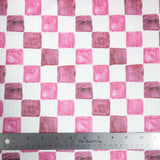 Wide Rib Knit - Water Color Checks - Homeplace Market LLC