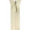 Zipper - YKK Invisible Zipper - (14") (Cream) - Homeplace Market LLC