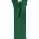 Zipper - YKK Invisible Zipper - (18") (Kelly Green) - Homeplace Market LLC