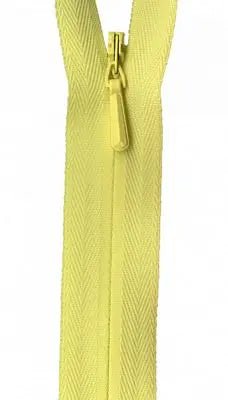 Zipper - YKK Invisible Zipper - (18") (Yellow) - Homeplace Market LLC