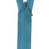 Zipper - YKK Invisible Zipper - (22") (Aqua) - Homeplace Market LLC
