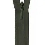 Zipper - YKK Invisible Zipper - (22") (Olive) - Homeplace Market LLC