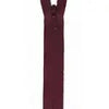 Zipper - YKK Invisible Zipper - (9") (Burgundy) - Homeplace Market LLC