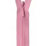 Zipper - YKK Invisible Zipper - (9") (Pink) - Homeplace Market LLC