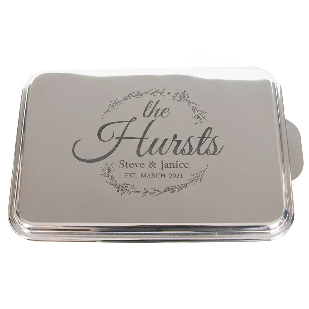 Personalized Cake Pans | Aluminum Cake Pan with Lid