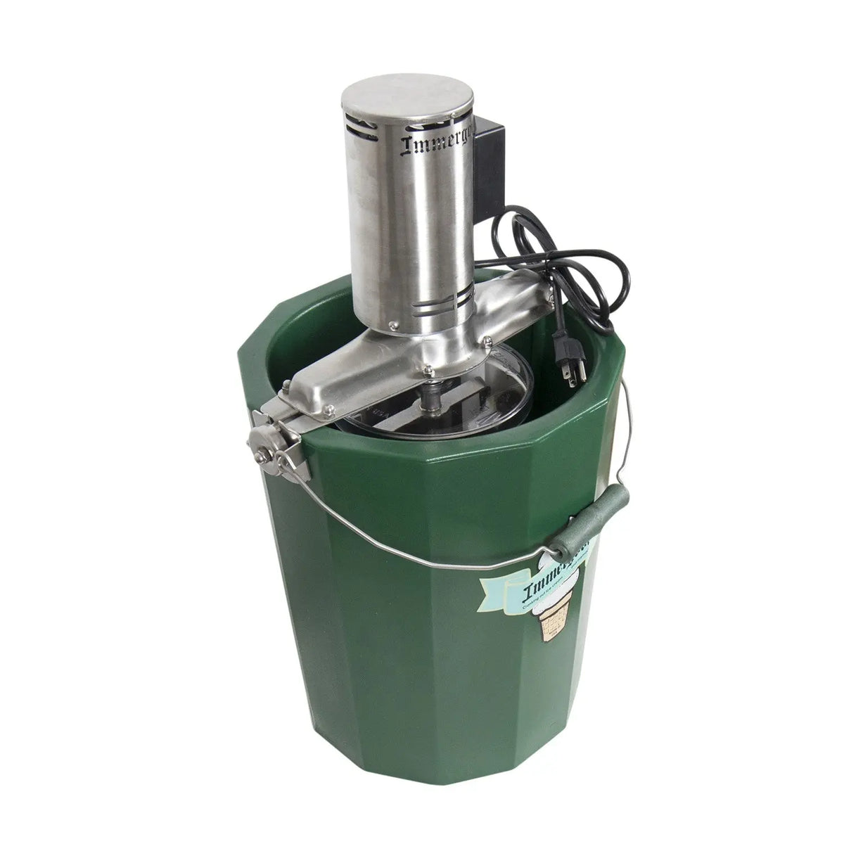 Immergood - 8 qt - Electric Ice Cream Maker - Stainless Immergood - 8 qt - Electric Ice Cream Maker - Stainless