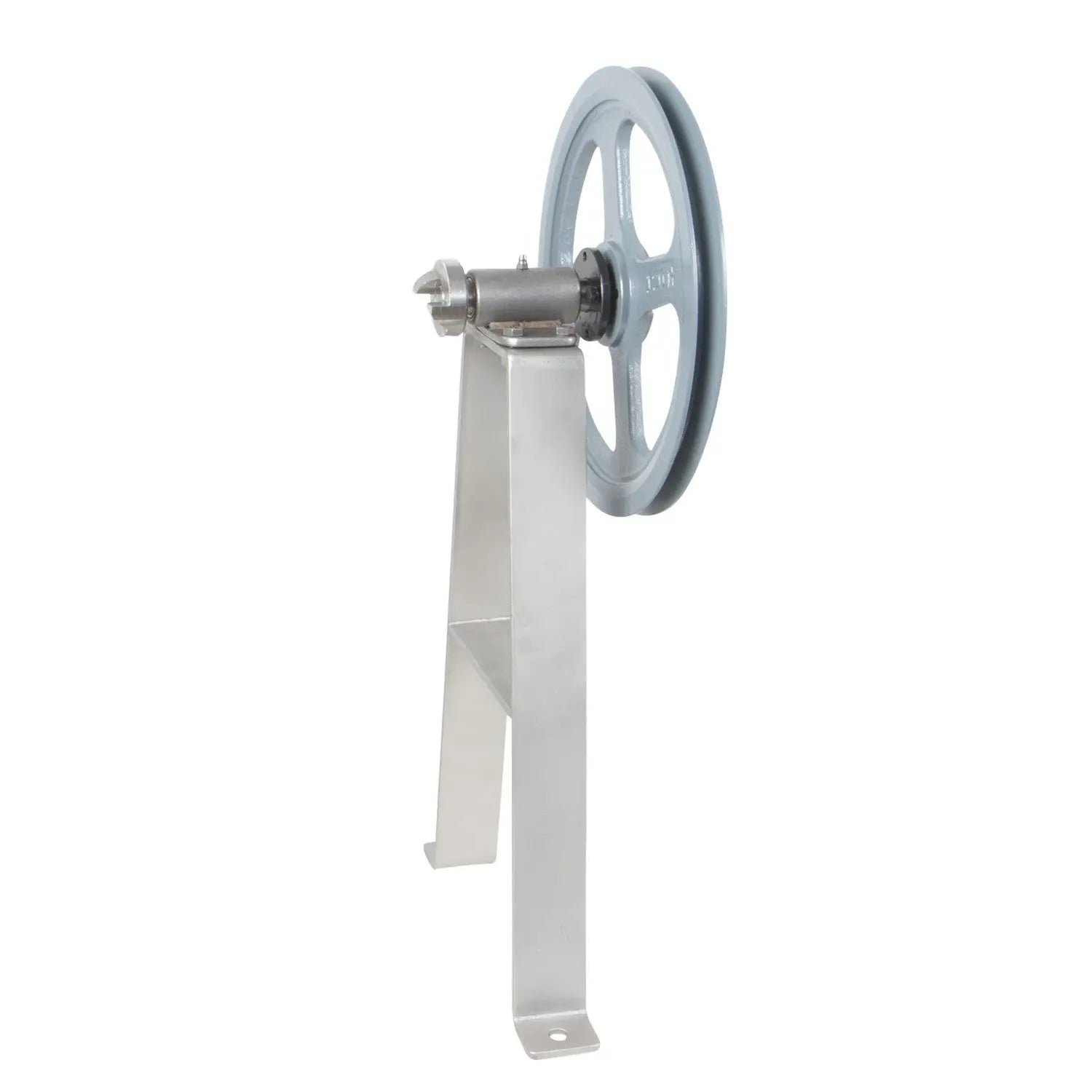 A - Frame for pulley kit on ice cream freezer, (no bearing) SS - Homeplace Market LLC