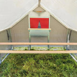 Alumi - Coop Classic - 5x6 Lightweight, Aluminum, Chicken Coop Tractor for Chickens - Homeplace Market LLC