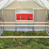 Alumi - Coop Classic - 6x10 Lightweight, Aluminum, Chicken Coop Tractor for Chickens - Homeplace Market LLC
