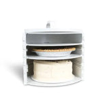 Essaware - Pie SAFE - Pie, Cake, Dessert Travel & Storage Container - Adjustable Shelf - 4 Pie Carrier - Homeplace Market LLC