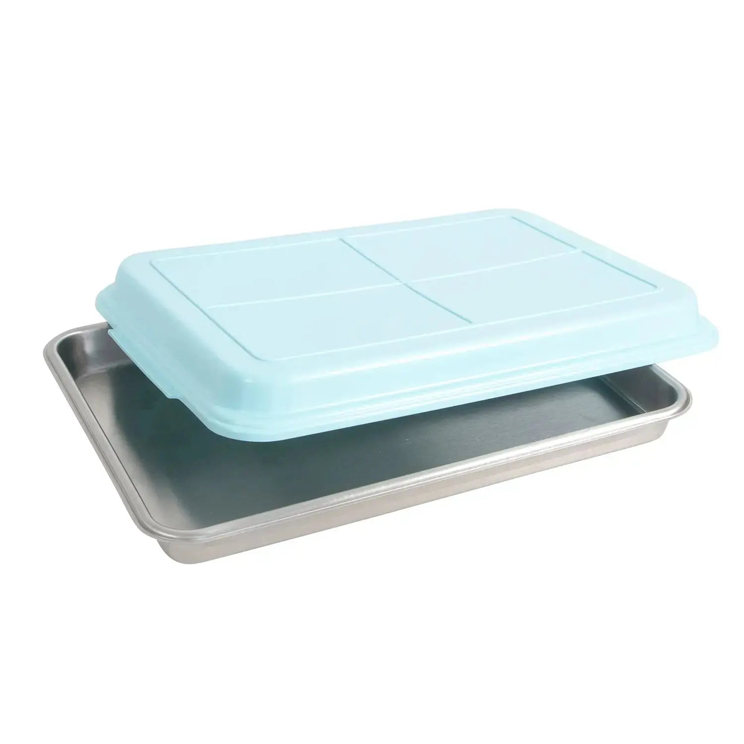 Heritage - Chickadee - 10x15 - Deep Bakeware Pan - Stainless Steel - BPA Free Plastic Lid - USA Made - Homeplace Market LLC