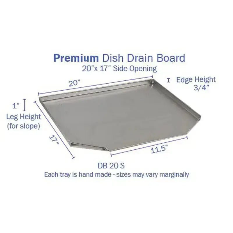 Hickoryware - Originals - Stainless Steel Dish Drain Board (Side Opening) - Homeplace Market LLC