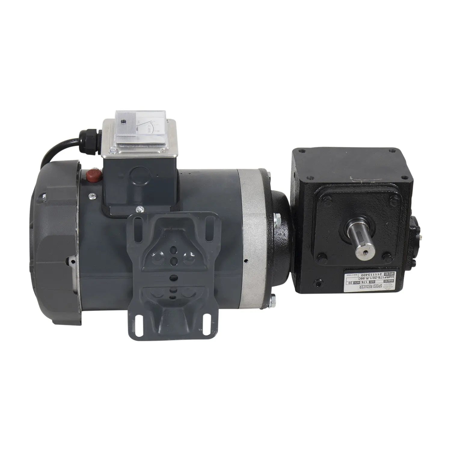 Homeplace - 1 HP Prewired Motor with Amp Meter - w/Reduction Gearbox - Homeplace Market LLC