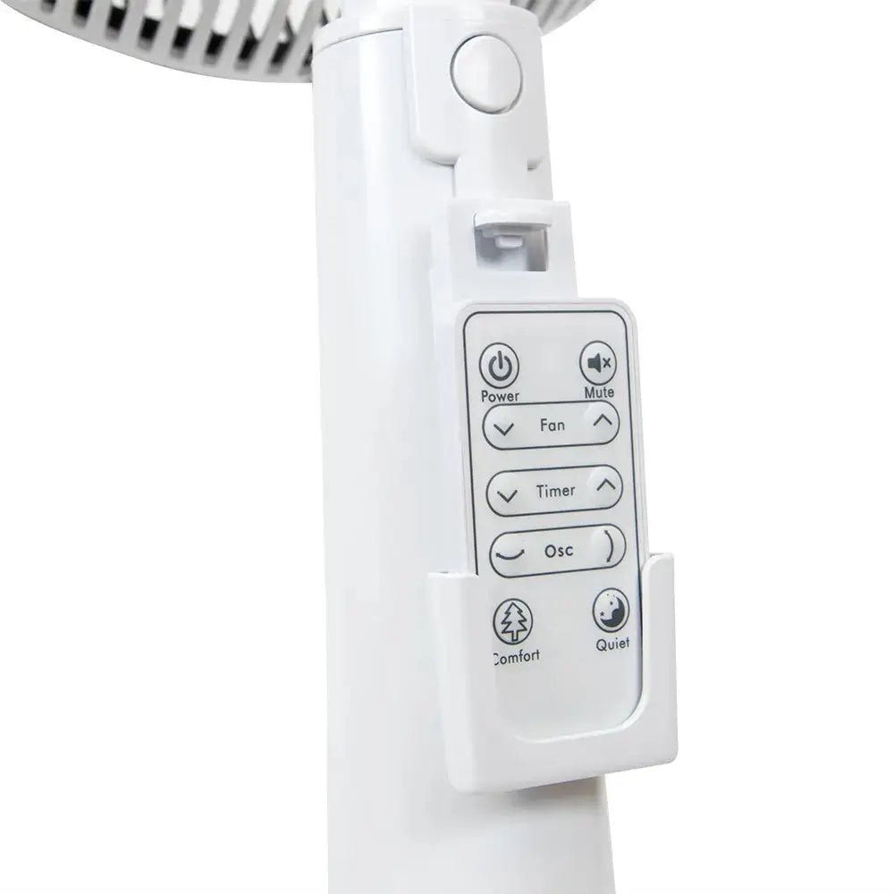 Homeplace - Battery Powered Fan, 12" Remote Control Oscillating Floor Fan, Fits Dewalt, Milwaukee - Homeplace Market LLC