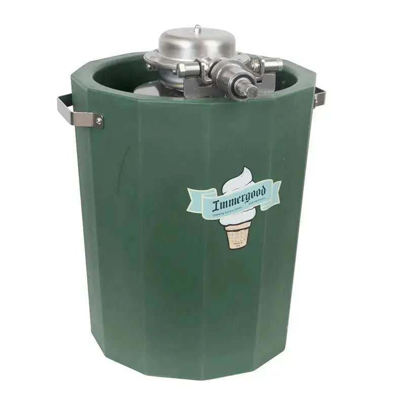 Immergood - 12 quart Homemade Ice Cream Maker, Triple Motion, Super Insulated Tub, for Hit - n - Miss, Motor, Hand Crank - Homeplace Market LLC