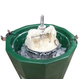 Immergood - 8 qt - Battery Powered Ice Cream Maker - Stainless Steel - Homeplace Market LLC