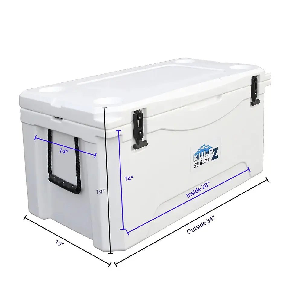 Kulrz - 96 qt, Premium Quality Coolers, High Density Insulation, Heavy Duty Construction, Work, Sport, Recreation - Homeplace Market LLC