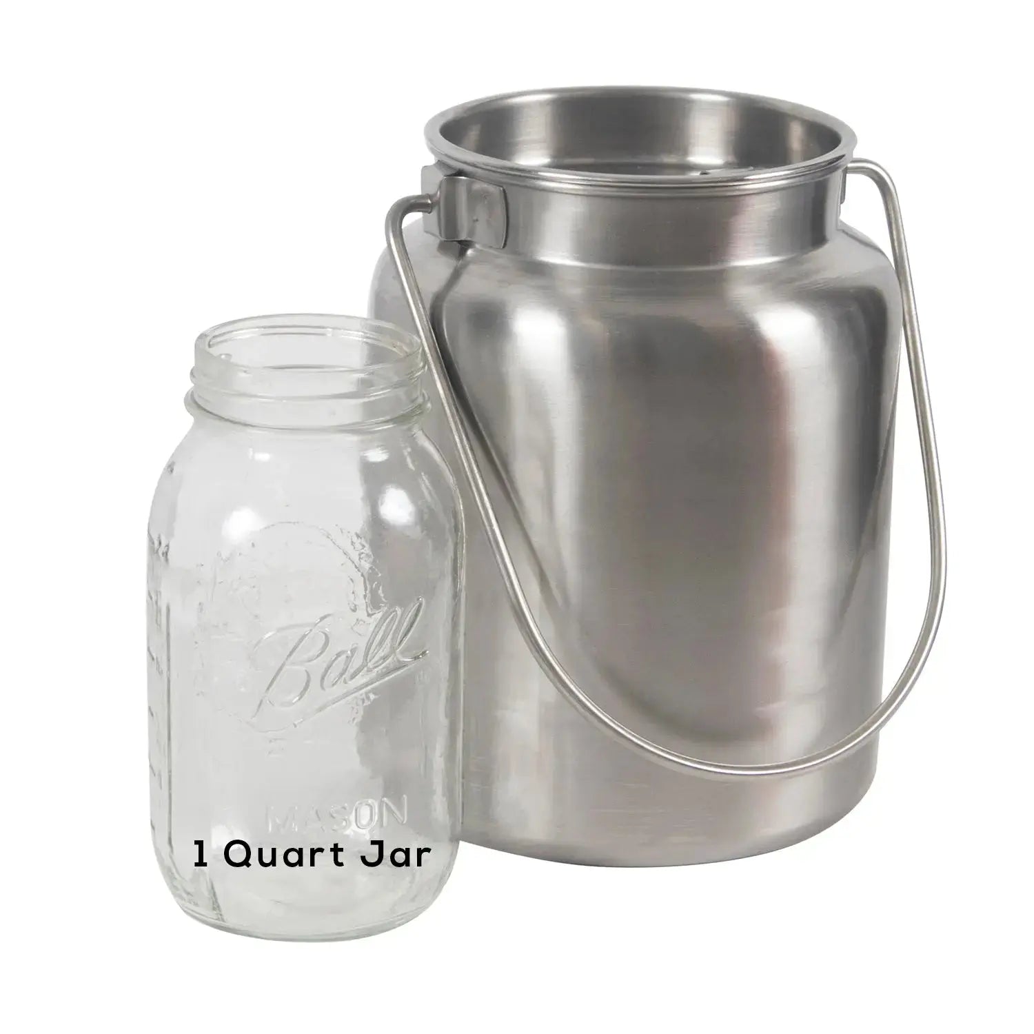 Lindy's - Milk Pail w/ Lid - Stainless Steel - 1 or 2 Gallon - Homeplace Market LLC