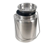 Lindy's - Milk Pail w/ Lid - Stainless Steel - 1 or 2 Gallon - Homeplace Market LLC