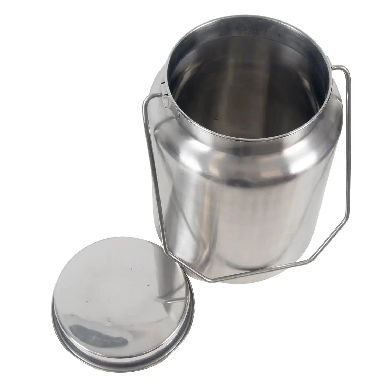 Lindy's - Milk Pail w/ Lid - Stainless Steel - 1 or 2 Gallon - Homeplace Market LLC