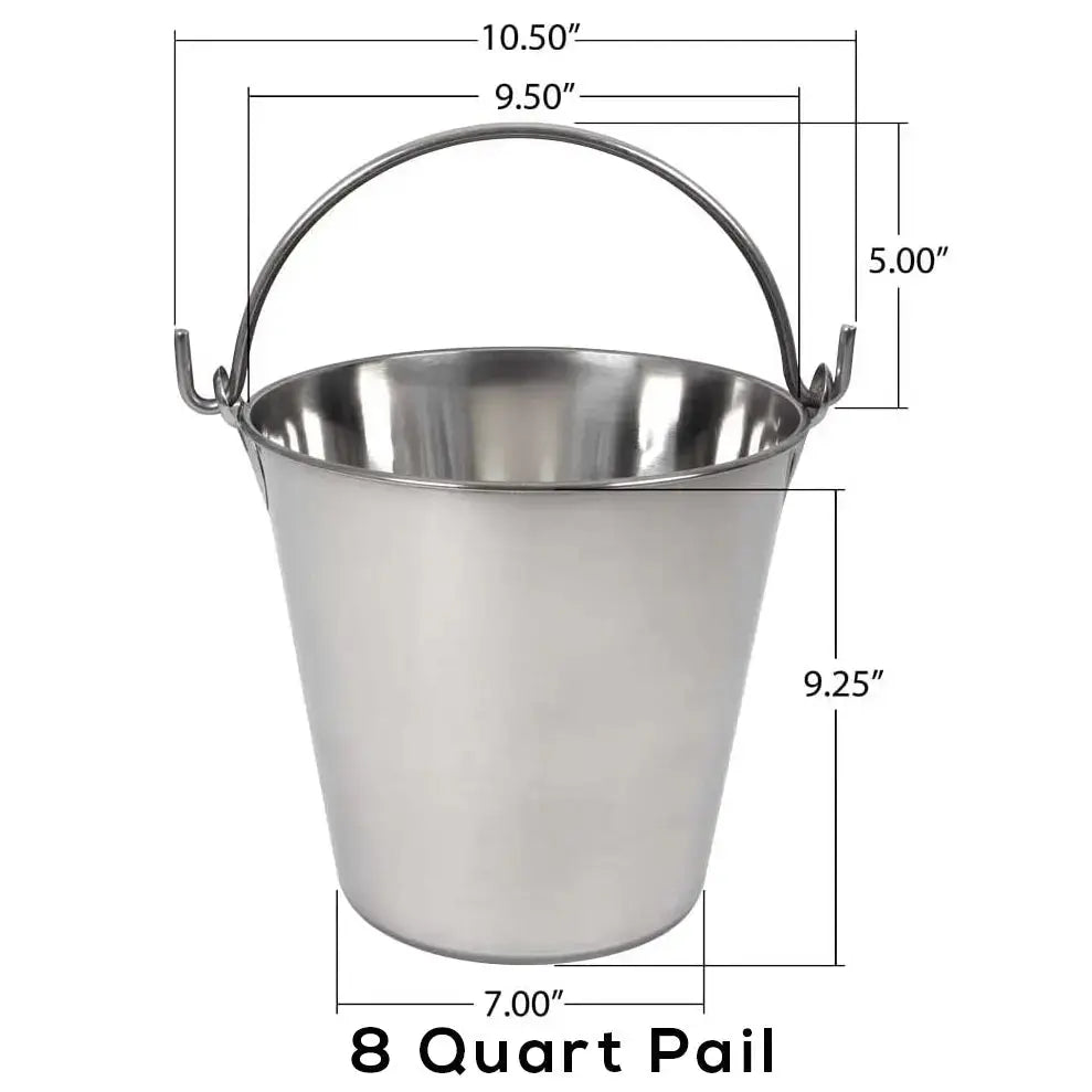 Lindy's - Stainless Steel Pail - 8 Qt - Homeplace Market LLC