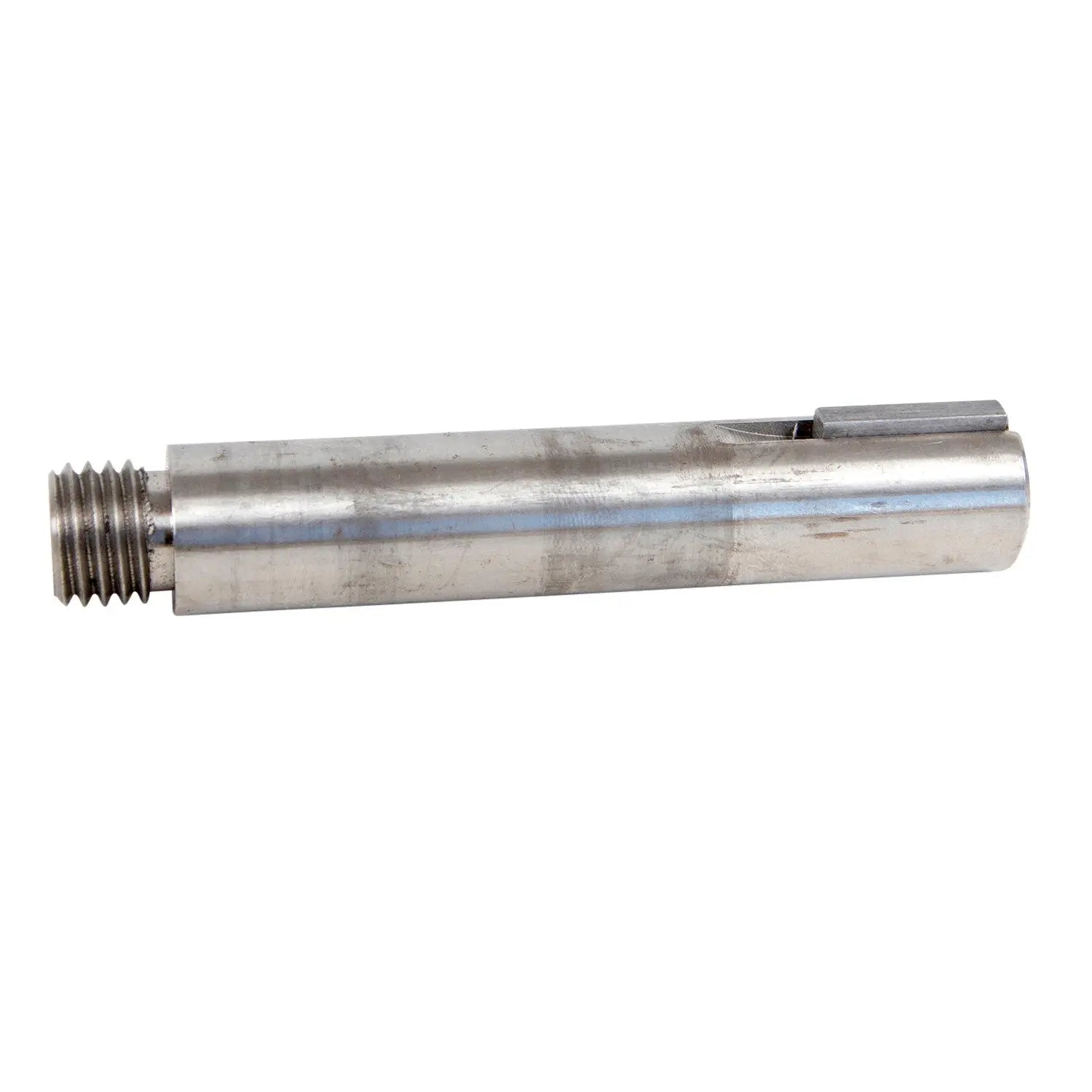 Shaft - Stainless Steel - 3/4" thread to 7/8" key - for Sprocket to Pulley Setup - Homeplace Market LLC