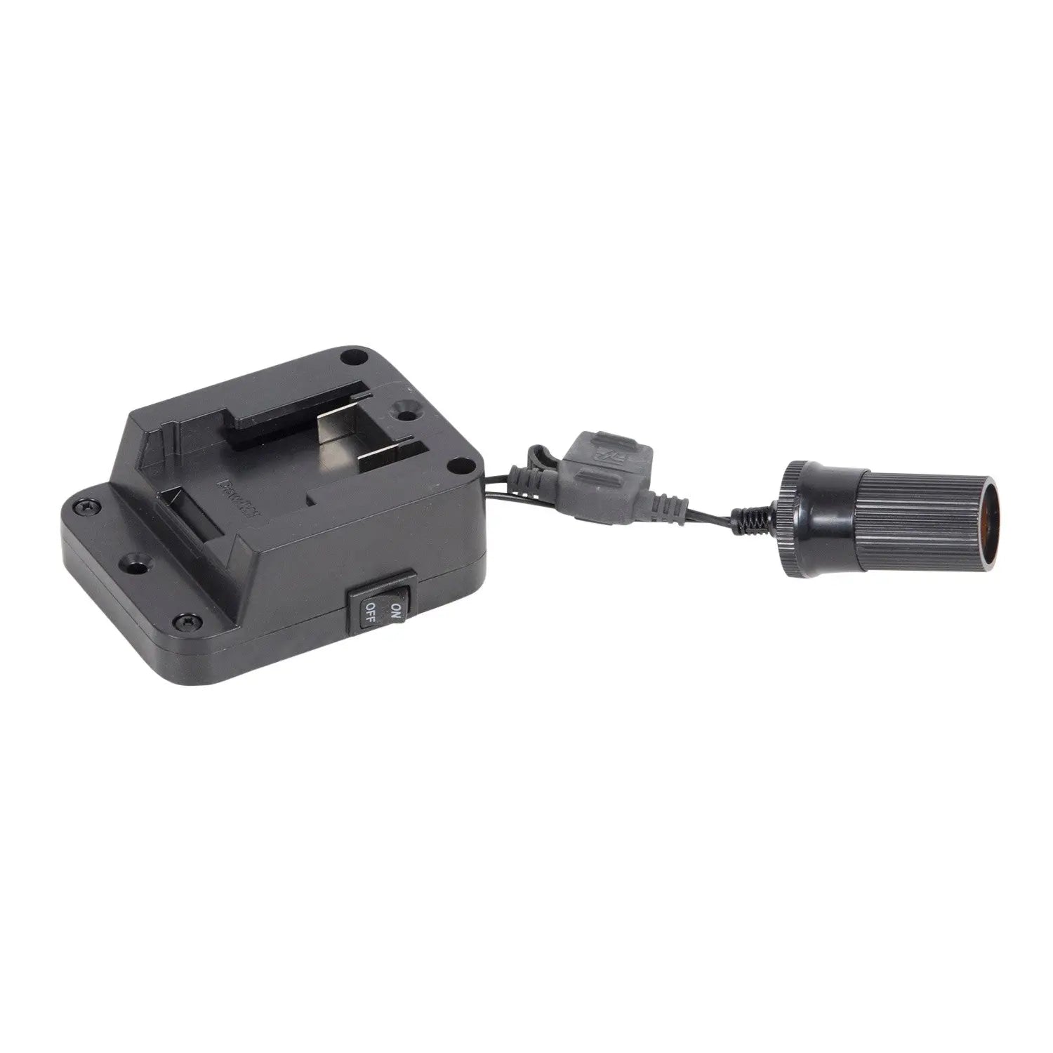 Tool Battery 12 volt Adapter - With Safety Shutoff - Fits DeWalt & Milwaukee - Homeplace Market LLC