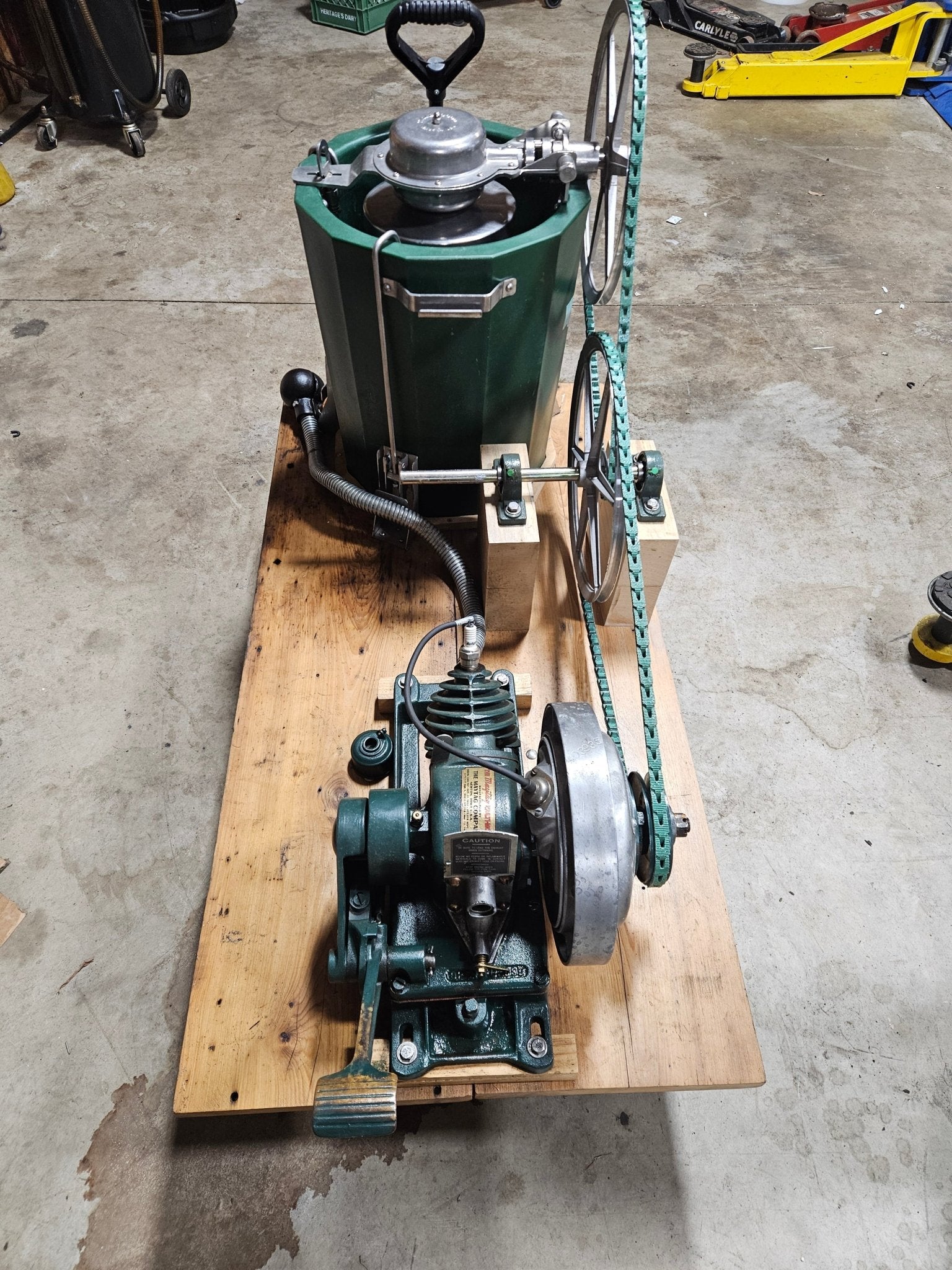 12 Quart Immergood Ice Cream Freezer with Maytag Engine