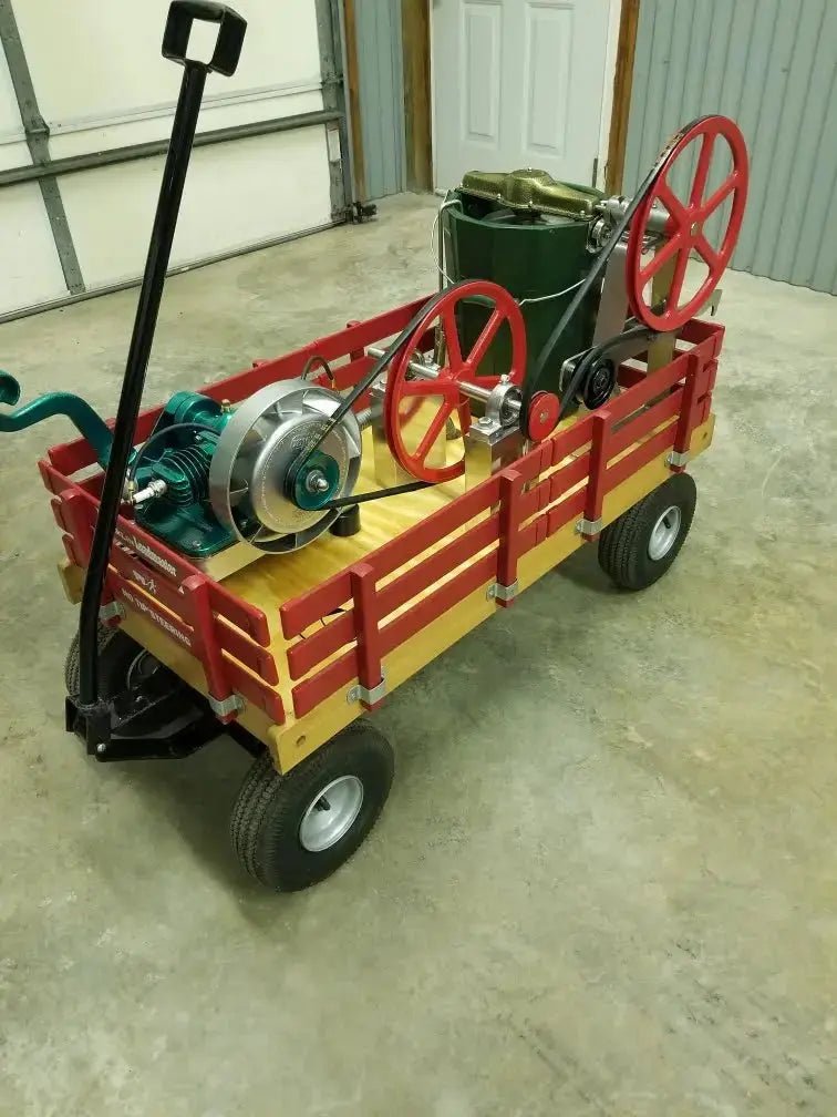 A Customer's Hit and Miss Wagon Ice Cream Freezer - Homeplace Market LLC