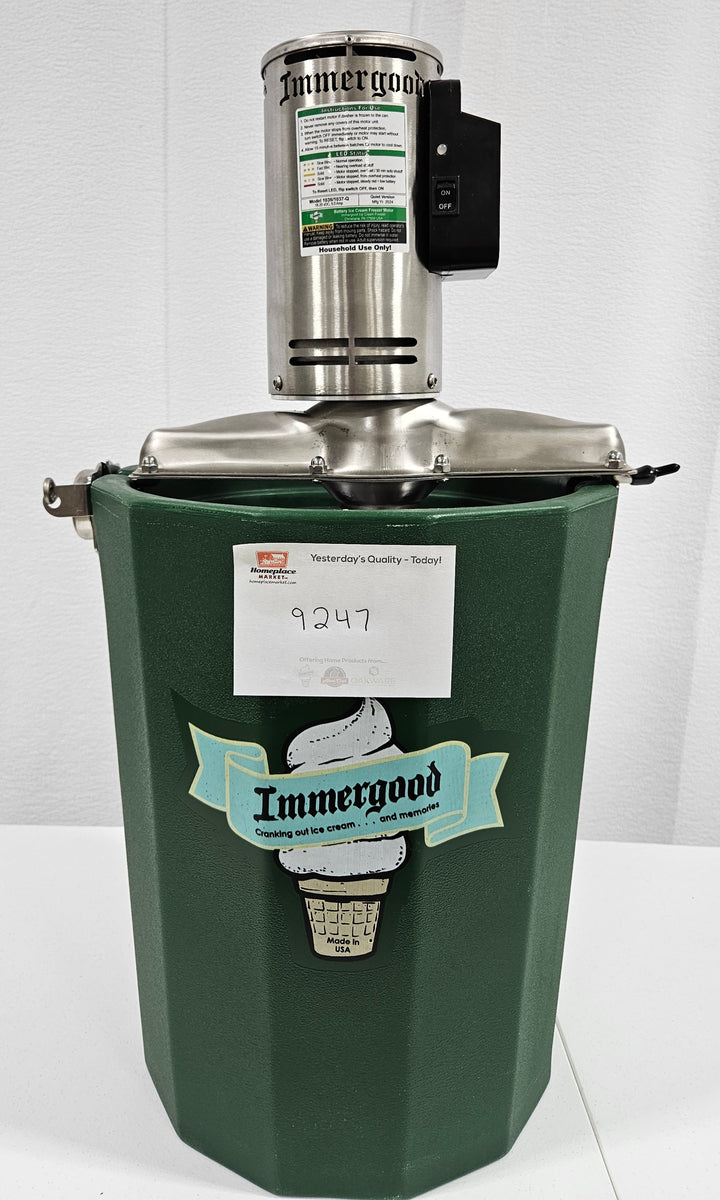 Immergood 6 qt Battery Powered Ice Cream Maker Homeplace Market LLC