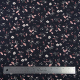 Polyester - Fine Line Floral Print