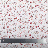 Polyester - Fine Line Floral Print