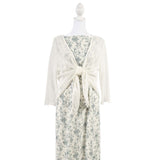 Rayon/Linen - Floral Vine Print