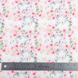 RD Poly Floral 21 - Bright Pink Flowers