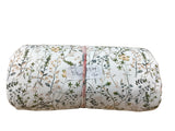 Remnant - Rib knit, Anna Kate, amber floral, 4 2/3 yd. @ $9.49/yd