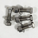 Country - Bolts - Stainless Steel - 4 pc set for mounting backplate to tub