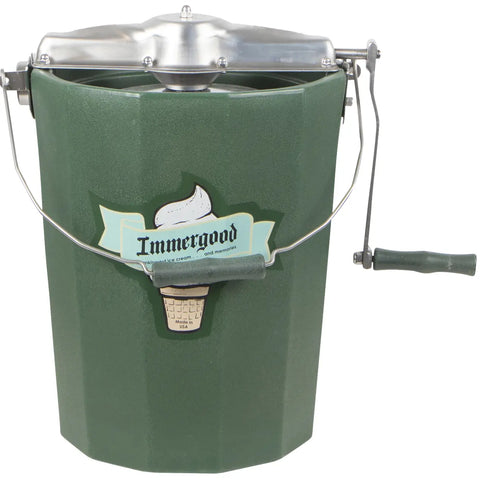 Clearance - Immergood - PREMIUM 6 qt. - Stainless Steel Ice Cream Maker - Hand Crank KITCHEN