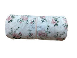 Remnant - seersucker knit, rose print, 4 yd. @ $9.00/yd.
